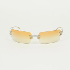 Alternative view of CHANEL RIMLESS RHINESTONE SUNGLASSES