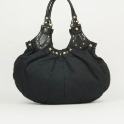 GUCCI MONOGRAM STUDDED PELHAM BAG