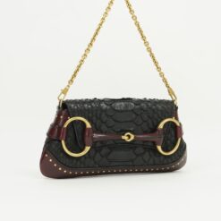 Alternative view of GUCCI TOM FORD HORSEBIT PYTHON CHAIN BAG