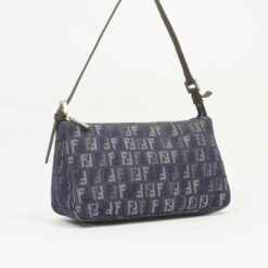 Alternative view of FENDI DENIM ZUCCA SHOULDER BAG