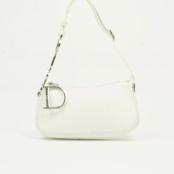CHRISTIAN DIOR BAG WITH SILVER HARDWARE