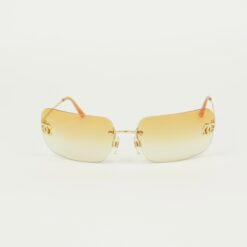 Alternative view of CHANEL RIMLESS RHINESTONE SUNGLASSES