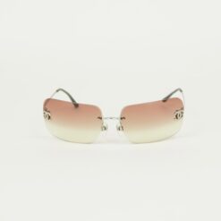 Alternative view of CHANEL RIMLESS RHINESTONE SUNGLASSES