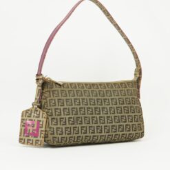 Alternative view of FENDI ZUCCA SHOULDER BAG