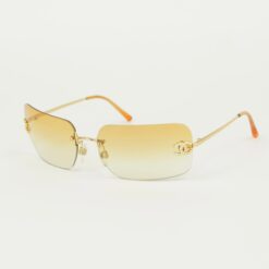 CHANEL RIMLESS RHINESTONE SUNGLASSES