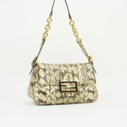 Alternative view of FENDI SNAKESKIN BAGUETTE BAG