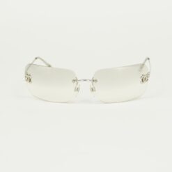 Alternative view of CHANEL RIMLESS RHINESTONE SUNGLASSES
