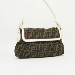 Alternative view of FENDI ZUCCA SHOULDER BAG