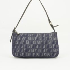 FENDI DENIM ZUCCA SHOULDER BAG