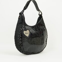 Alternative view of CHRISTIAN DIOR CROCODILE EMBOSSED CORSET HOBO