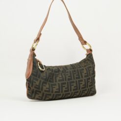Alternative view of FENDI ZUCCA SHOULDER BAG