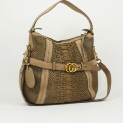 Alternative view of GUCCI SNAKESKIN HOBO BAG