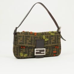 Alternative view of FENDI CASHMERE WOOL BAGUETTE
