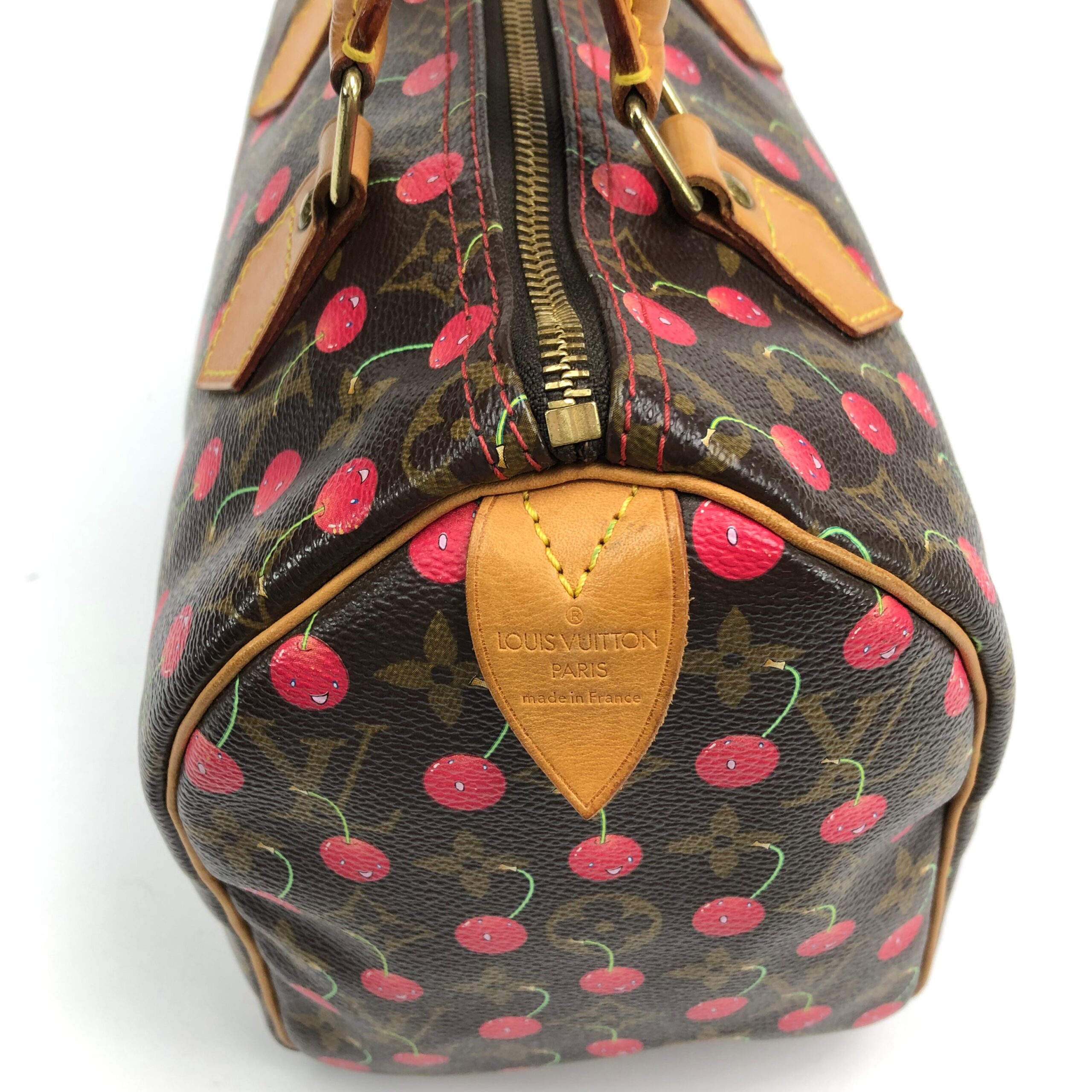 LOUIS VUITTON CHERRY TAKASHI MURAKAMI SPEEDY 25 - Image 11