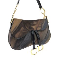 Alternative view of CHRISTIAN DIOR WATER COLOUR DOUBLE SADDLE BAG