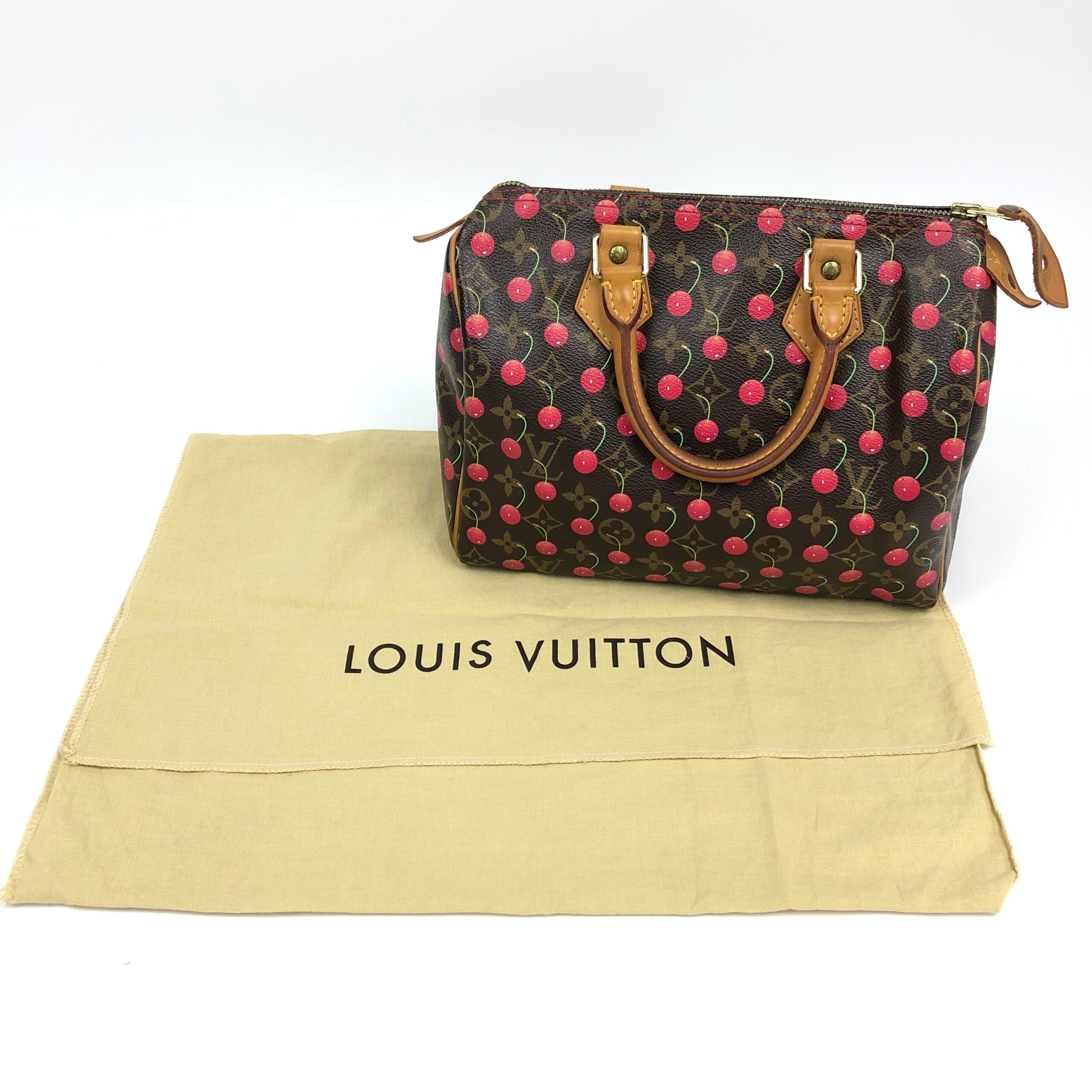 LOUIS VUITTON CHERRY TAKASHI MURAKAMI SPEEDY 25 - Image 19