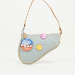 CHRISTIAN DIOR SPEEDWAY DENIM MINI SADDLE