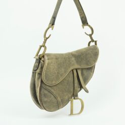 Alternative view of CHRISTIAN DIOR SUEDE SADDLE BAG