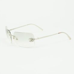 Alternative view of CHANEL RIMLESS RHINESTONE SUNGLASSES