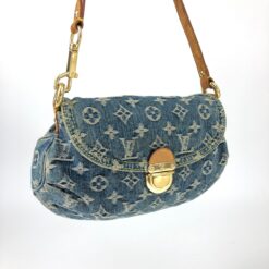 Alternative view of LOUIS VUITTON PLEATY DENIM SHOULDER BAG