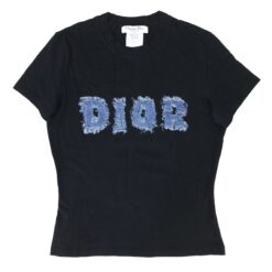 Alternative view of CHRISTIAN DIOR DENIM PRINT T-SHIRT