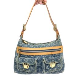 LOUIS VUITTON BAGGY PM DENIM SHOULDER BAG