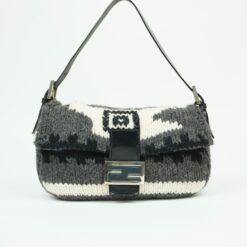 FENDI CASHMERE KNITTED BAGUETTE