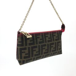 Alternative view of FENDI ZUCCA CHAIN BAG