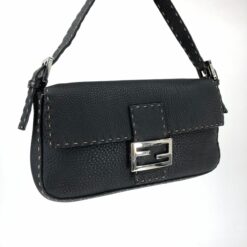 Alternative view of FENDI SELLERIA LEATHER BAGUETTE BAG