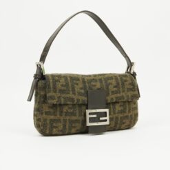 Alternative view of FENDI CASHMERE WOOL BAGUETTE