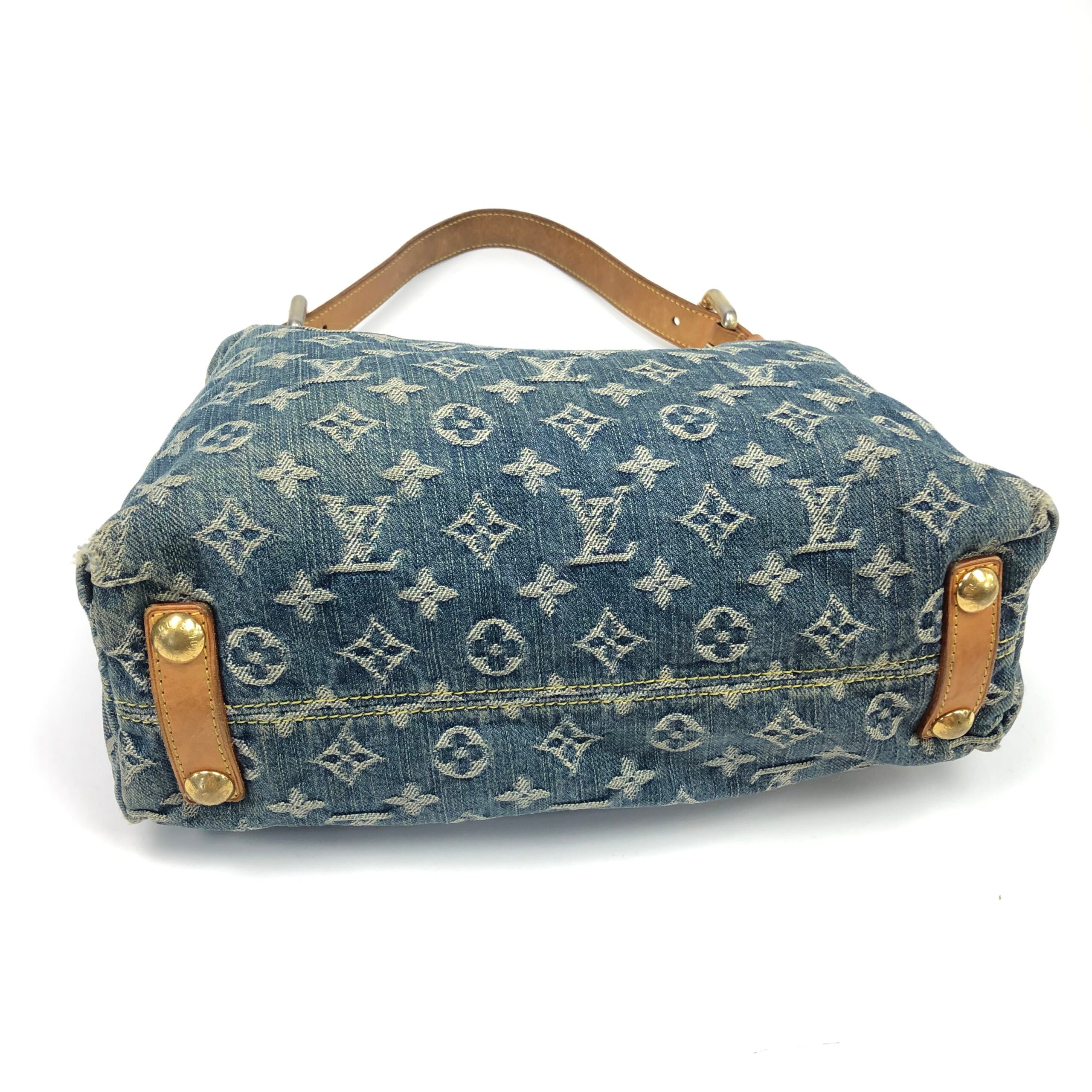 LOUIS VUITTON BAGGY PM DENIM SHOULDER BAG - Image 9