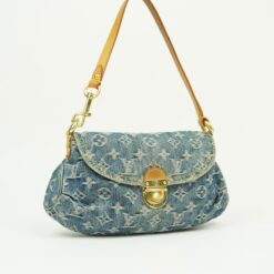 Alternative view of LOUIS VUITTON DENIM PLEATY BAG