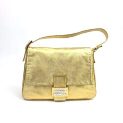 Alternative view of FENDI GOLD MAMA BAGUETTE