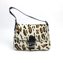 Alternative view of FENDI CALF HAIR MAMA BAGUETTE BAG