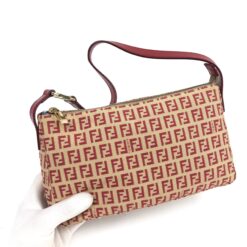 Alternative view of FENDI ZUCCA SHOULDER BAG