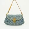 LOUIS VUITTON DENIM PLEATY BAG