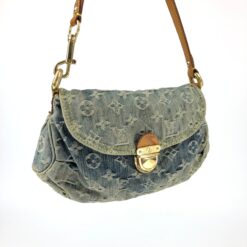 Alternative view of LOUIS VUITTON PLEATY DENIM SHOULDER BAG