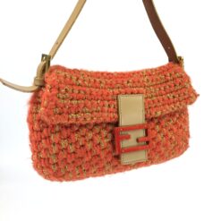 Alternative view of FENDI CROCHET BAGUETTE SHOULDER BAG