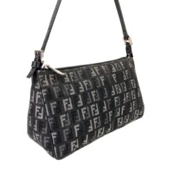 Alternative view of FENDI DENIM ZUCCA SHOULDER BAG