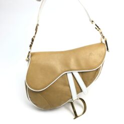 Alternative view of CHRISTIAN DIOR LEATHER SADDLE BAG