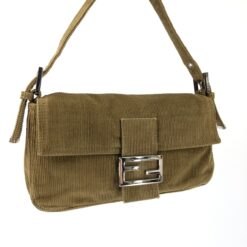 Alternative view of FENDI CORDUROY BAGUETTE BAG