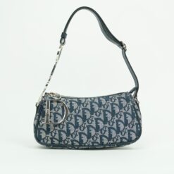 CHRISTIAN DIOR BAG WITH SILVER HARDWARE