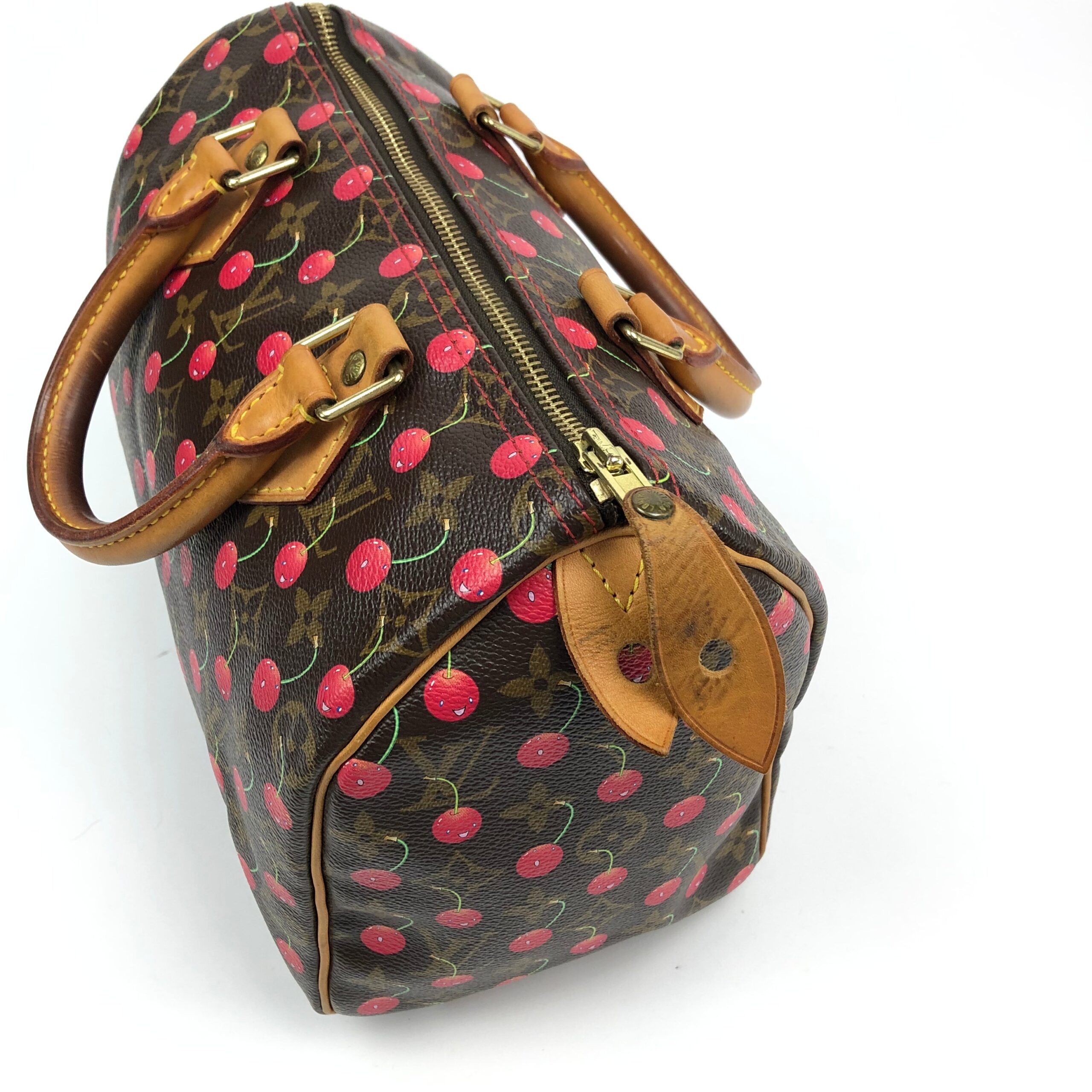 LOUIS VUITTON CHERRY TAKASHI MURAKAMI SPEEDY 25 - Image 8