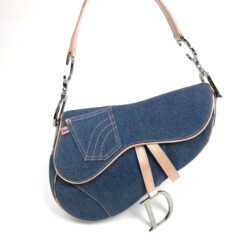 Alternative view of CHRISTIAN DIOR DENIM SADDLE BAG