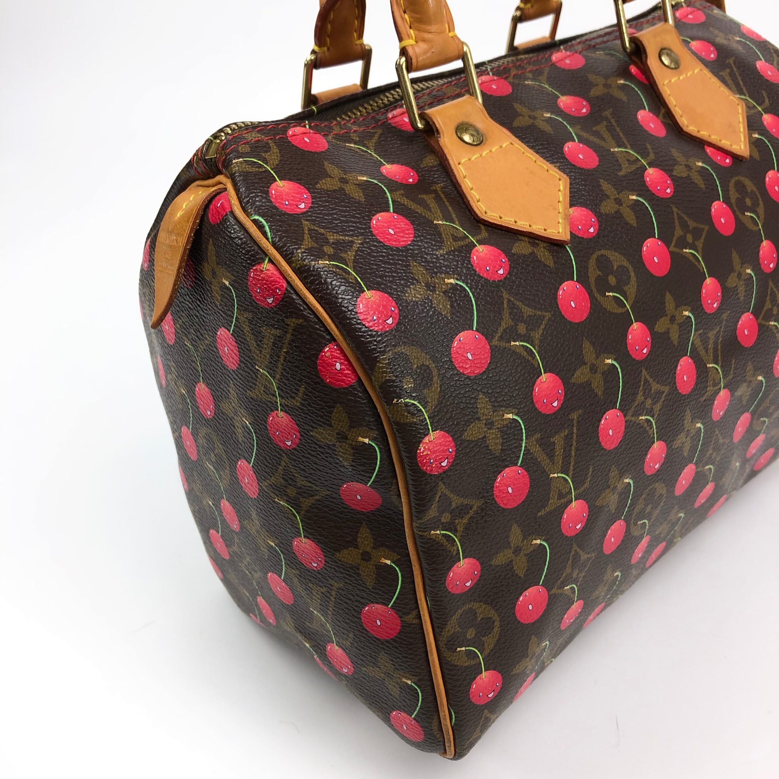 LOUIS VUITTON CHERRY TAKASHI MURAKAMI SPEEDY 25 - Image 10