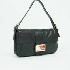 Alternative view of FENDI LEATHER BAGUETTE WITH MARBLE BUCKLE
