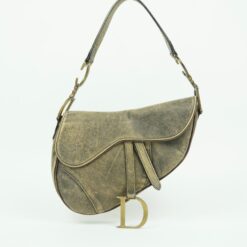 CHRISTIAN DIOR SUEDE SADDLE BAG