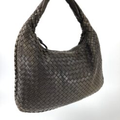 Alternative view of BOTTEGA VENETA BROWN INTRECCIATO SHOULDER BAG