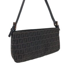 Alternative view of FENDI ZUCCA SHOULDER BAG