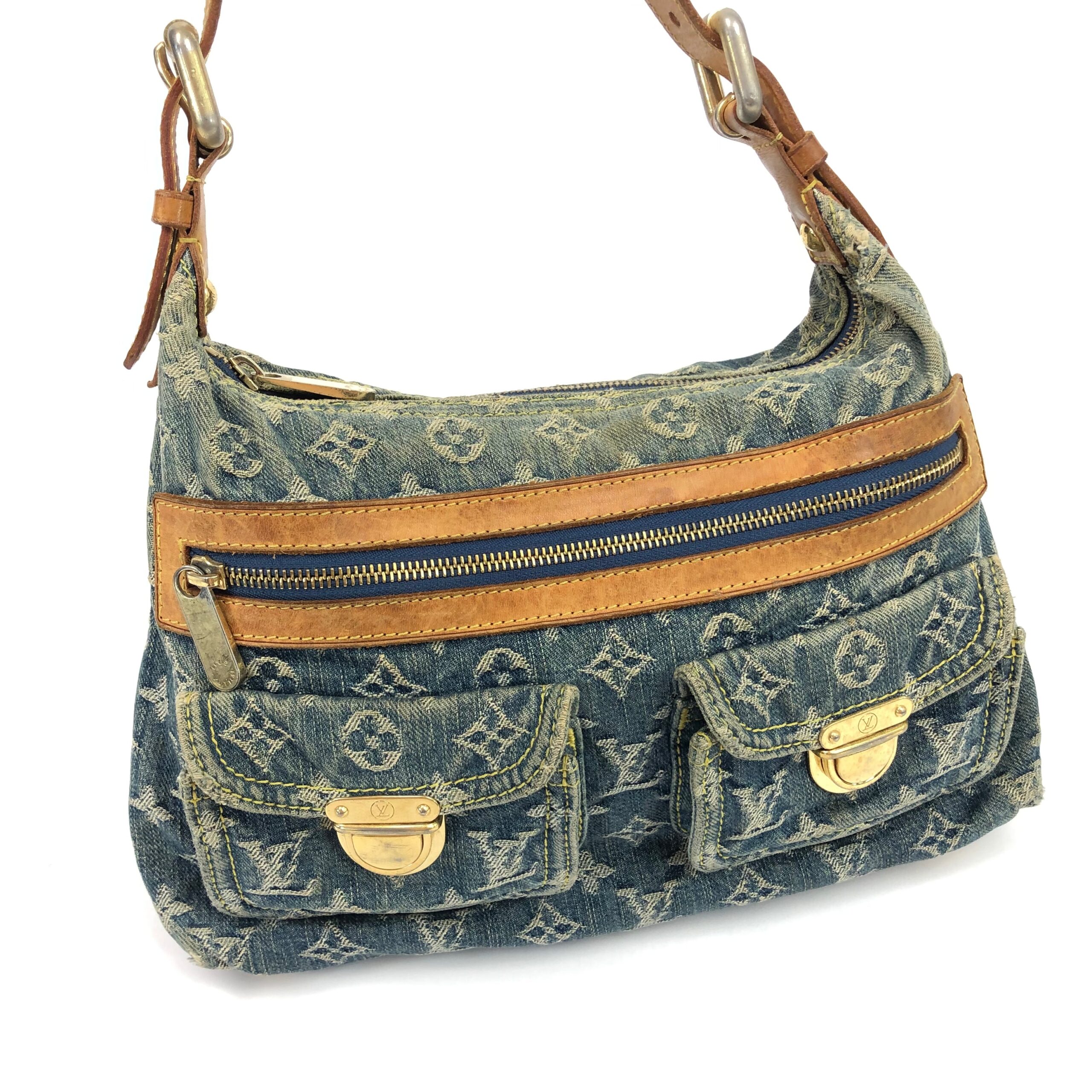 LOUIS VUITTON BAGGY PM DENIM SHOULDER BAG - Image 2